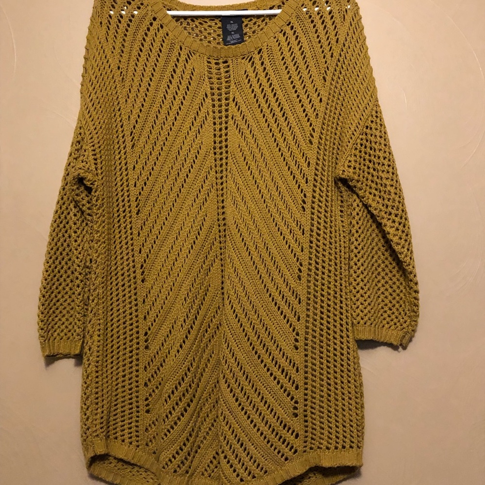 Mustard Knitted Sweater